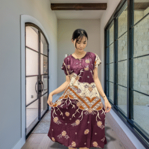 Daster Sambung Motif Batik Elegan – Nyaman Dipakai Sehari-hari